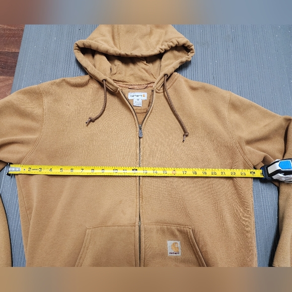 Vintage Carhartt Brown Work Hoody - Picture 5 of 6